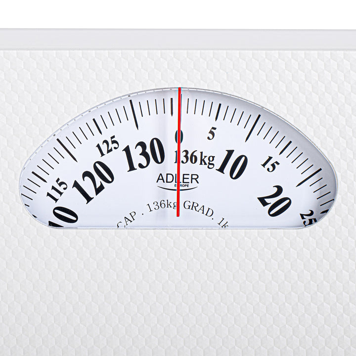 Mechanical bathroom scale Adler AD 8179 white white