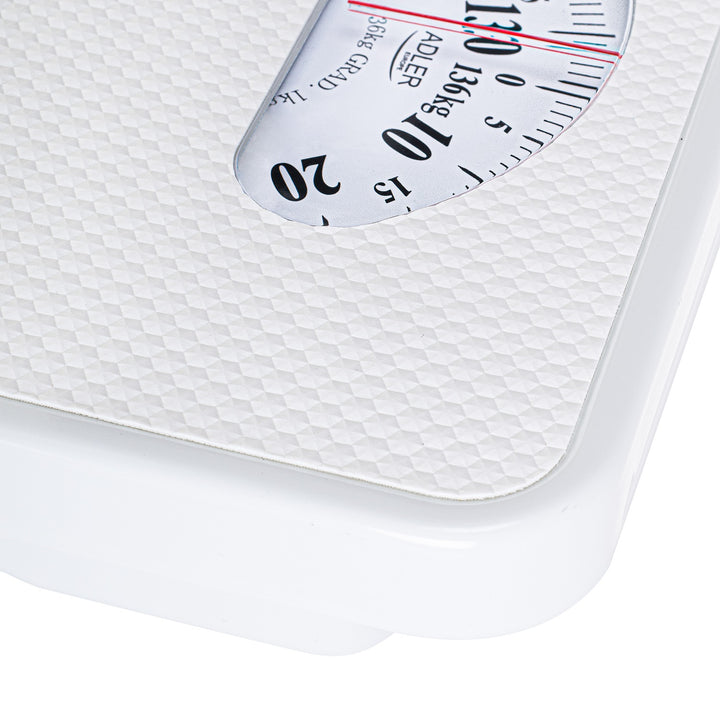 Mechanical bathroom scale Adler AD 8179 white white