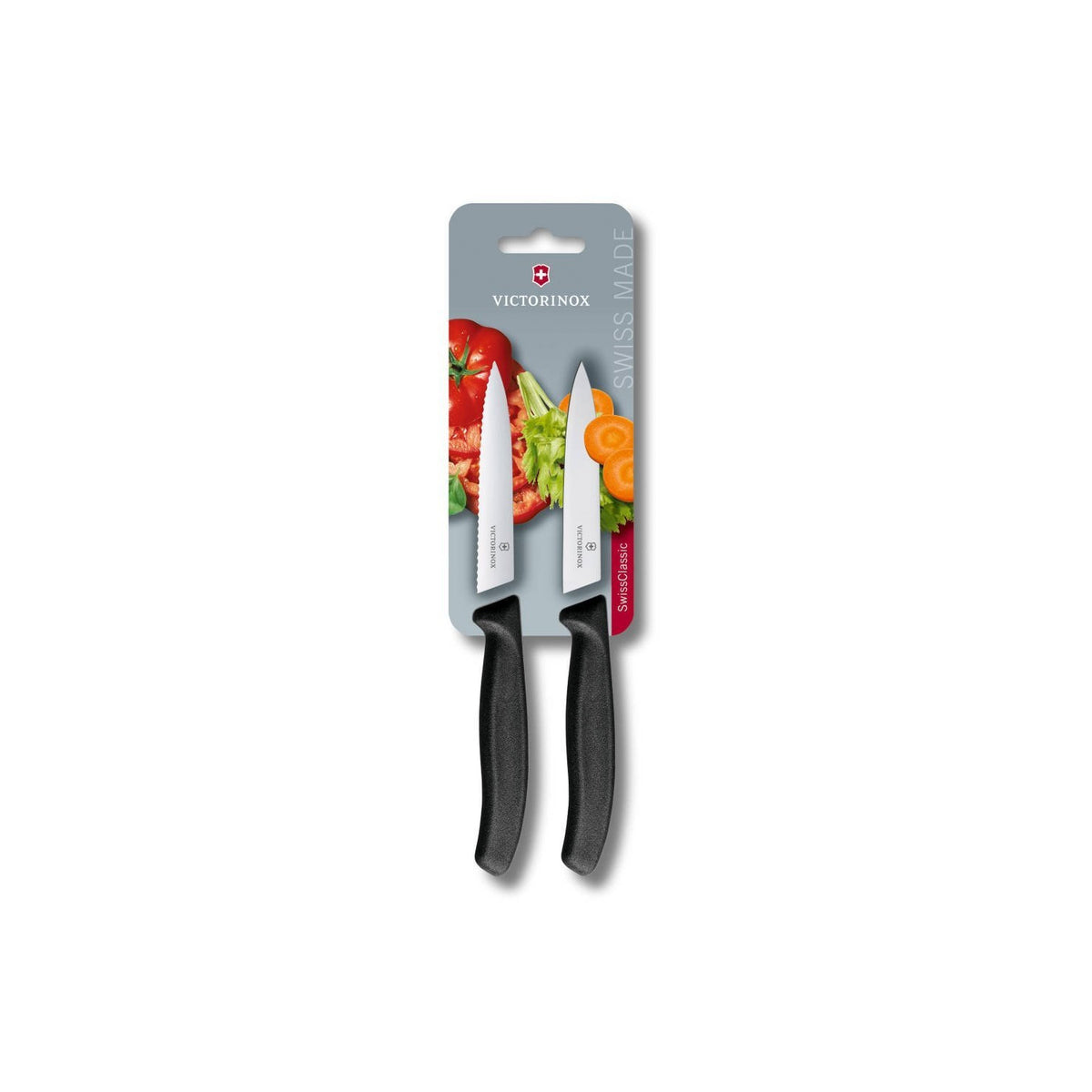 Victorinox SwissClassic 6.7133.4G 4-piece kitchen knife set, black