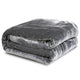 Thick and soft Medicline blanket, made of high-quality smooth polyester, in an elegant gray color, size 160x200 cm.