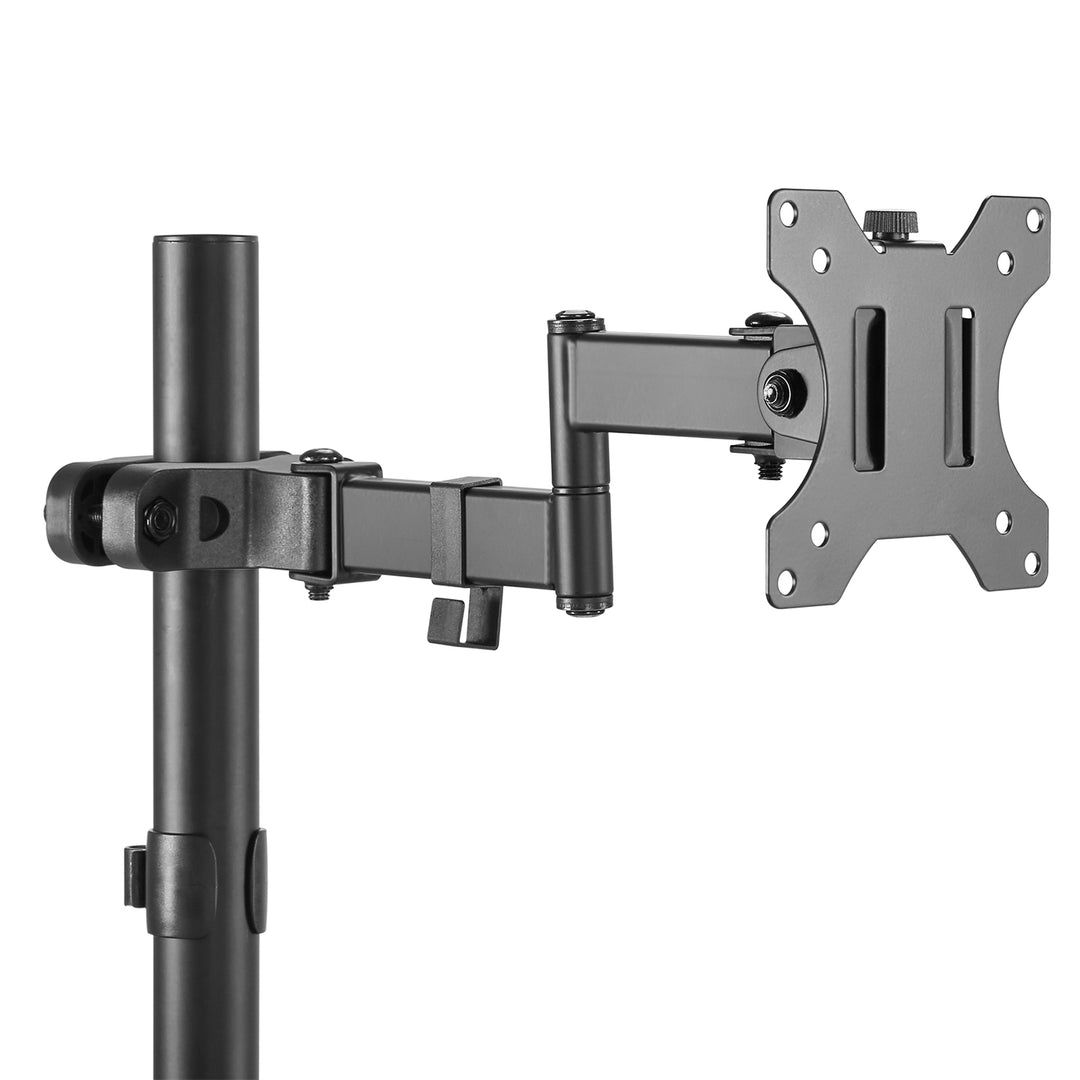 Maclean MC-984 LED LCD Monitor Arm Bracket for Pole Mounting 8kg 28-60mm Extendable Folding 17-32'' 8kg Holder Mount Tilting Rotating