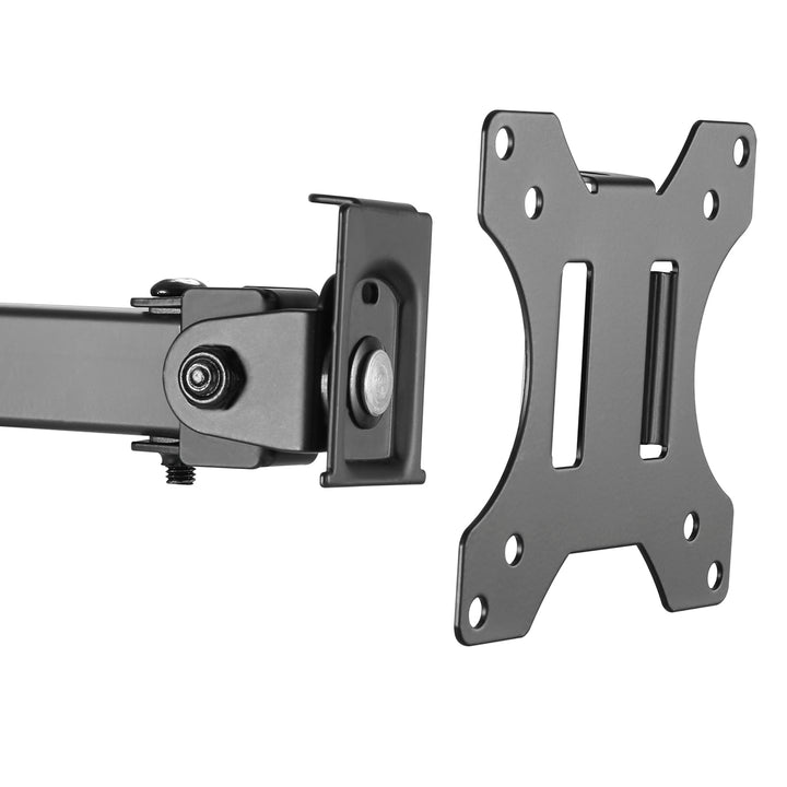 Maclean MC-984 LED LCD Monitor Arm Bracket for Pole Mounting 8kg 28-60mm Extendable Folding 17-32'' 8kg Holder Mount Tilting Rotating