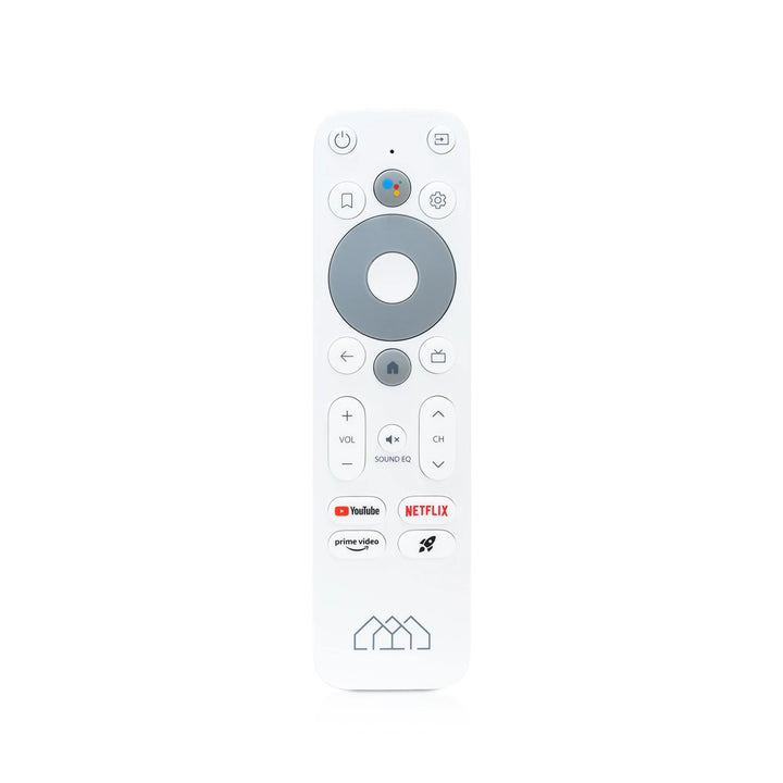 AB-COM Homatics Box HD Media Player with Remote Control Media Streaming Client Android TV 11, 32GB, 1.5GB RAM Bluetooth 5.0 Supports AV1 and Chromecast