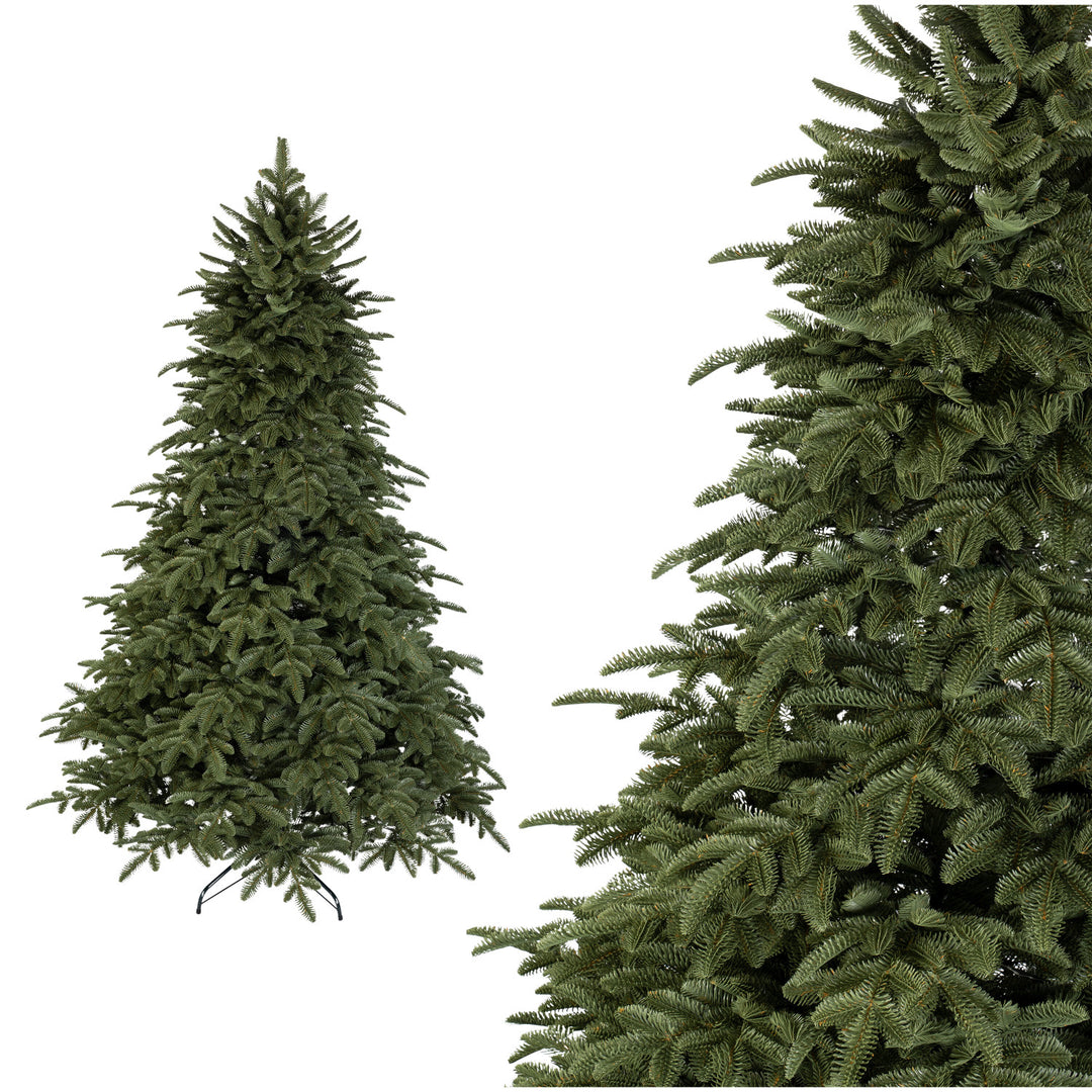 Novatom Artificial Christmas tree Snaptree Nordmann fir, branches made of high quality polyethylene (PE) - in THREE lengths (180cm)