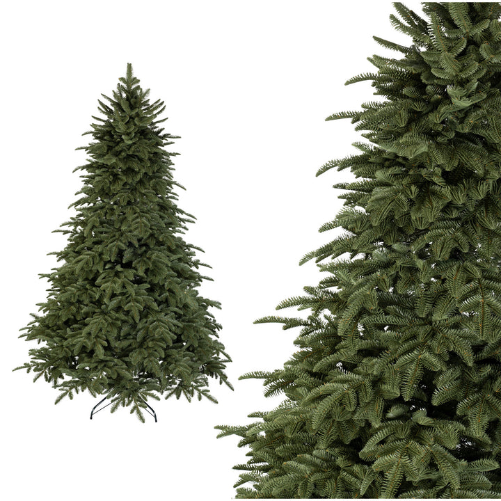 Novatom Artificial Christmas tree Snaptree Nordmann fir, branches made of high quality polyethylene (PE) - in THREE lengths (180cm)