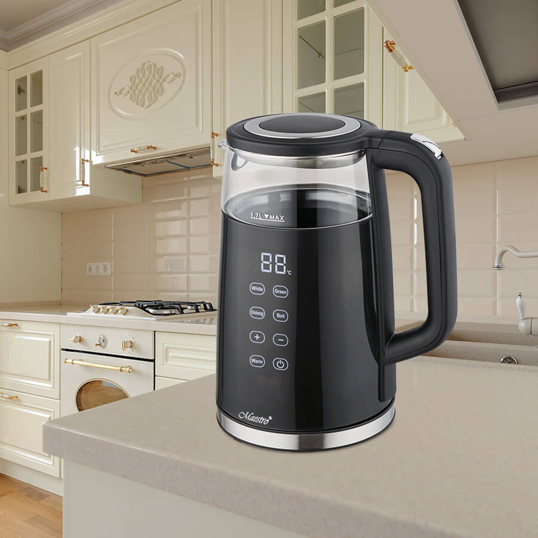 Maestro electric kettle, cordless, touch panel, 1.7L, 2200W, MR-049