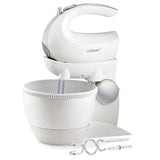 Maestro MR-556 Stand Mixer with Rotating Bowl 600W Turbo Mode 5 Speeds Dough Kneading Hooks Attachments + Mixing Whipping Whisks Kitchen Modern HQ