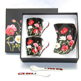 Espresso cups porcelain set with plates Queen Isabell W9PB06-09510