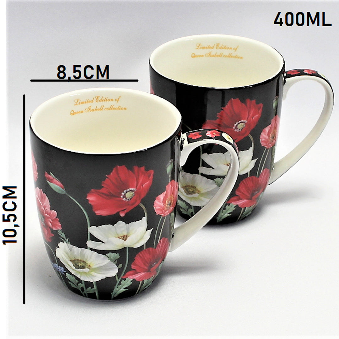 Queen Isabell coffee, tea gift mugs W22PB51-2-06061