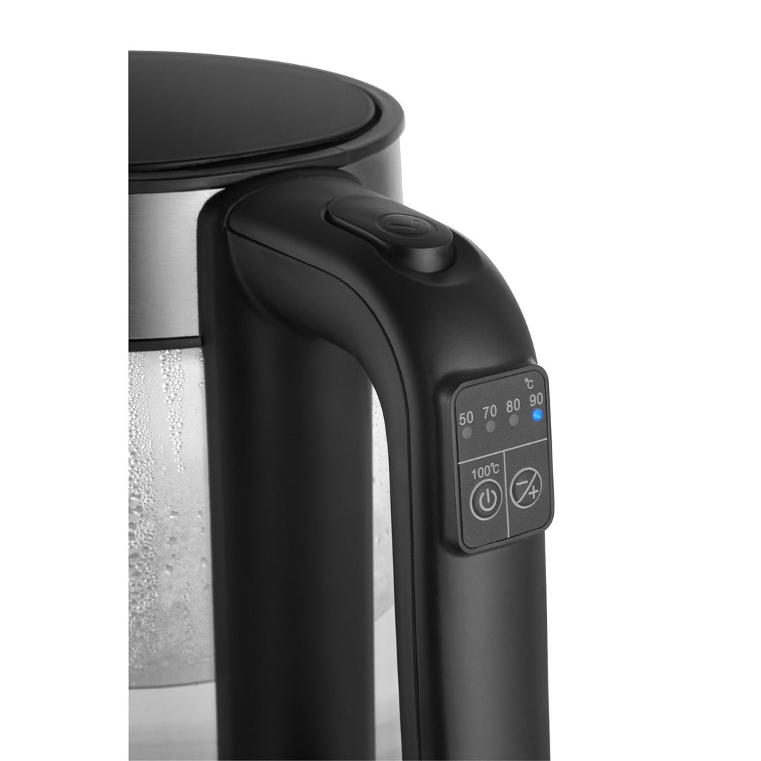 Concept Glass Electric Kettle 1.7L Temperature Control Keep Warm Function 2200W