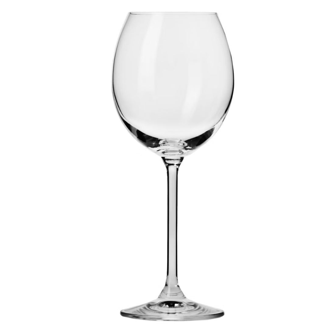 Venezia red wine glasses 350 ml Krosno Glass (set of 6 pcs)