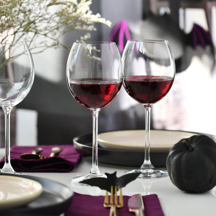 Venezia red wine glasses 350 ml Krosno Glass (set of 6 pcs)