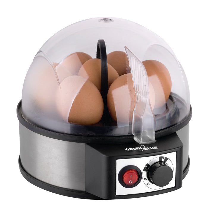 GreenBlue GB573 Electric Egg Boiler 7 Eggs Cooker 400W Measuring Cup