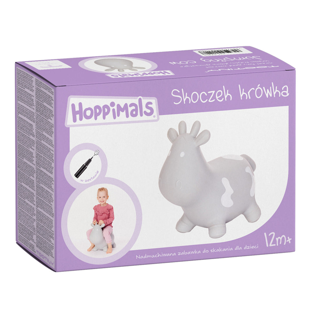 Hoppimals rubber jumper, gray fudge, pump, T-TFF-NN140