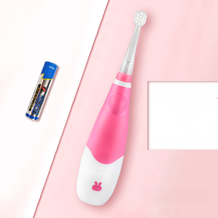 SEAGO children's sonic toothbrush, pink, 1xAAA 1.5V (not included), 4 tips, SG-902 Pink