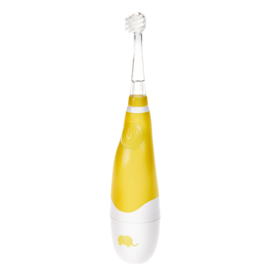 SEAGO children's sonic toothbrush, yellow, 1xAAA 1.5V (not included), 4 tips, SG-902 Yellow