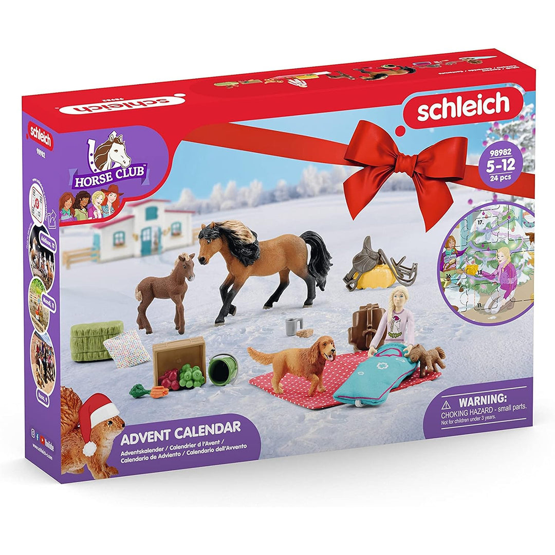 Schleich Advent Calendar 2023 Horse Club Christmas 24 Windows Gift Kids Toy