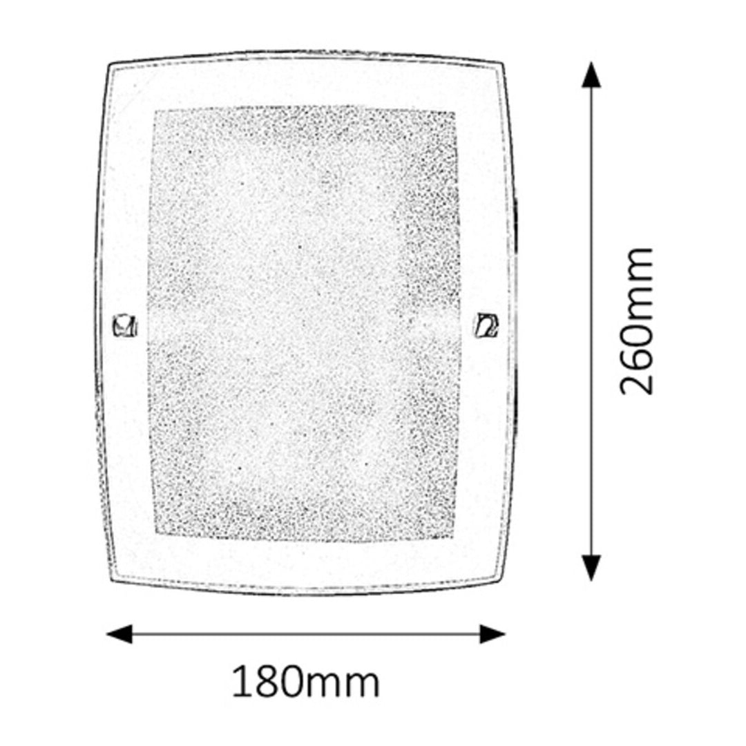 Lampa ścienna Rabalux, E27, max 60W, 18x26 cmm IP20, Charles 3837