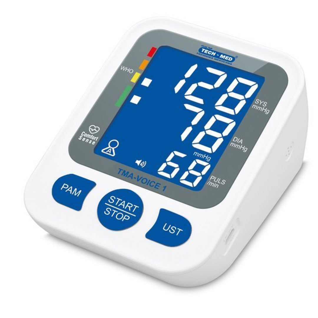 TECH-MED blood pressure monitor, digital, upper arm, speech function in Polish, TMA-VOICE 1