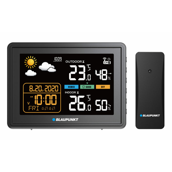 Blaupunkt weather station, hygrometer, pressure, forecast, WS30BK