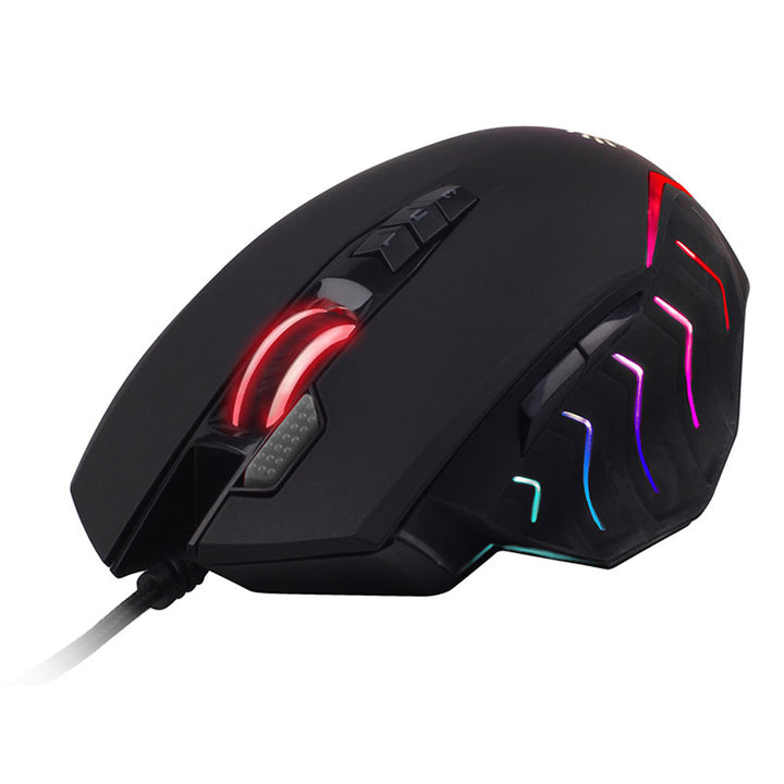 A4TECH Bloody J95 RGB Pixart Activated Wired Gaming Mouse USB 8000 DPI Light Strike II 9 Buttons Right-Handed