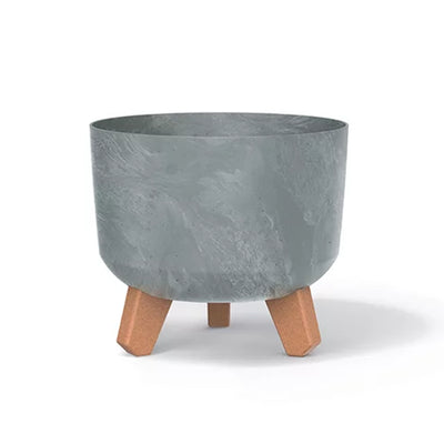 Prosperplast DGRL200E-422U Flower Pot Planter with Legs 3L Modern Decorative Round