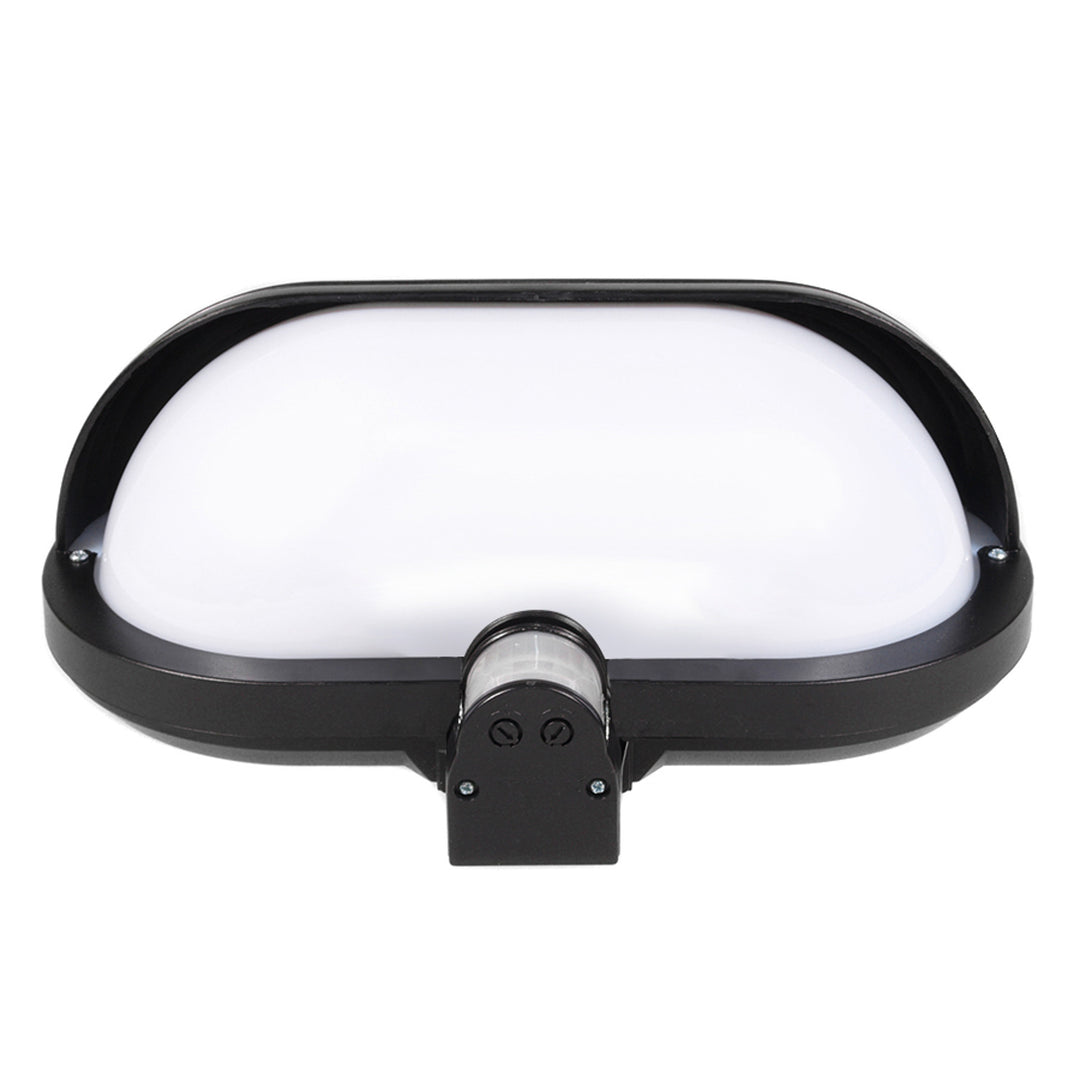 Maclean MCE33B wall luminaire, with PIR sensor, max. 60W, 180° + LED 6W