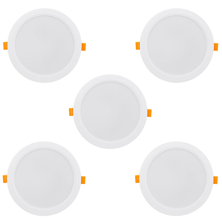 Maclean MCE372 R 5x LED ceiling panel, flush mounted SLIM, 18W, Neutral White 4000K, 170*26mm, 1900 lm