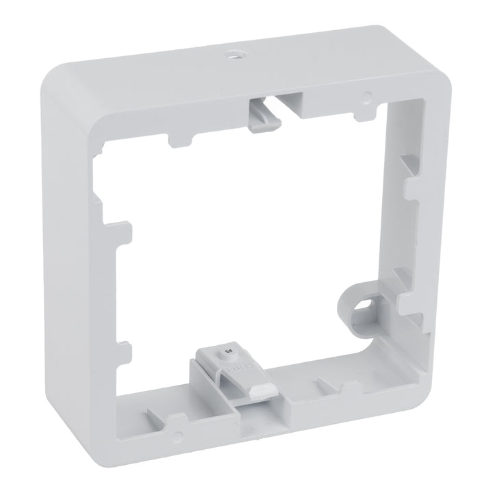 Maclean MCE373 S LED ceiling panel, flush mount SLIM, 9W, Neutral White 4000K, 120*120*26mm, 900lm, + Maclean MCE378 S surface adapter