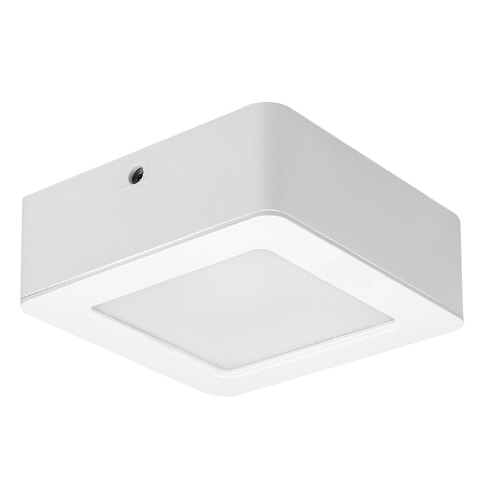 Maclean MCE372 R 5x LED ceiling panel, flush mounted SLIM, 18W, Neutral White 4000K, 170*26mm, 1800 lm, + Maclean MCE377 R 5 x surface adapter