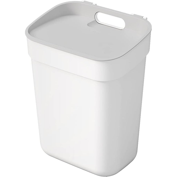 Curver Ready to Collect Sorting Waste Bin 10L White Garbage Can Stackable Recycling Segregation Ergonomic Handle