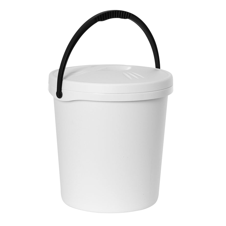 Plast Team bucket, lid, handle, 16 liters, white, 2062
