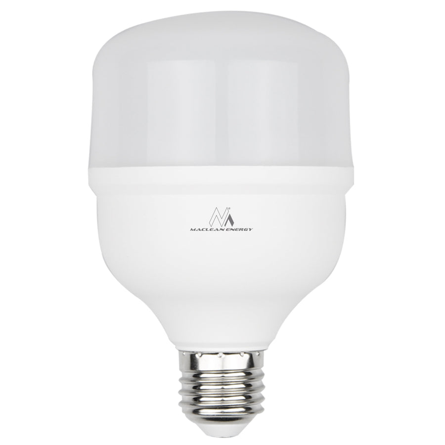 4x Maclean LED bulb, E27, 28W, 220-240V AC, cold white, 6500K, 2940lm, MCE302 CW
