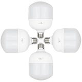 4x Maclean LED bulb, E27, 28W, 220-240V AC, cold white, 6500K, 2940lm, MCE302 CW
