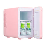 Adler AD 8084 portable refrigerator, cooling and heating, for home and car, 4L, pink