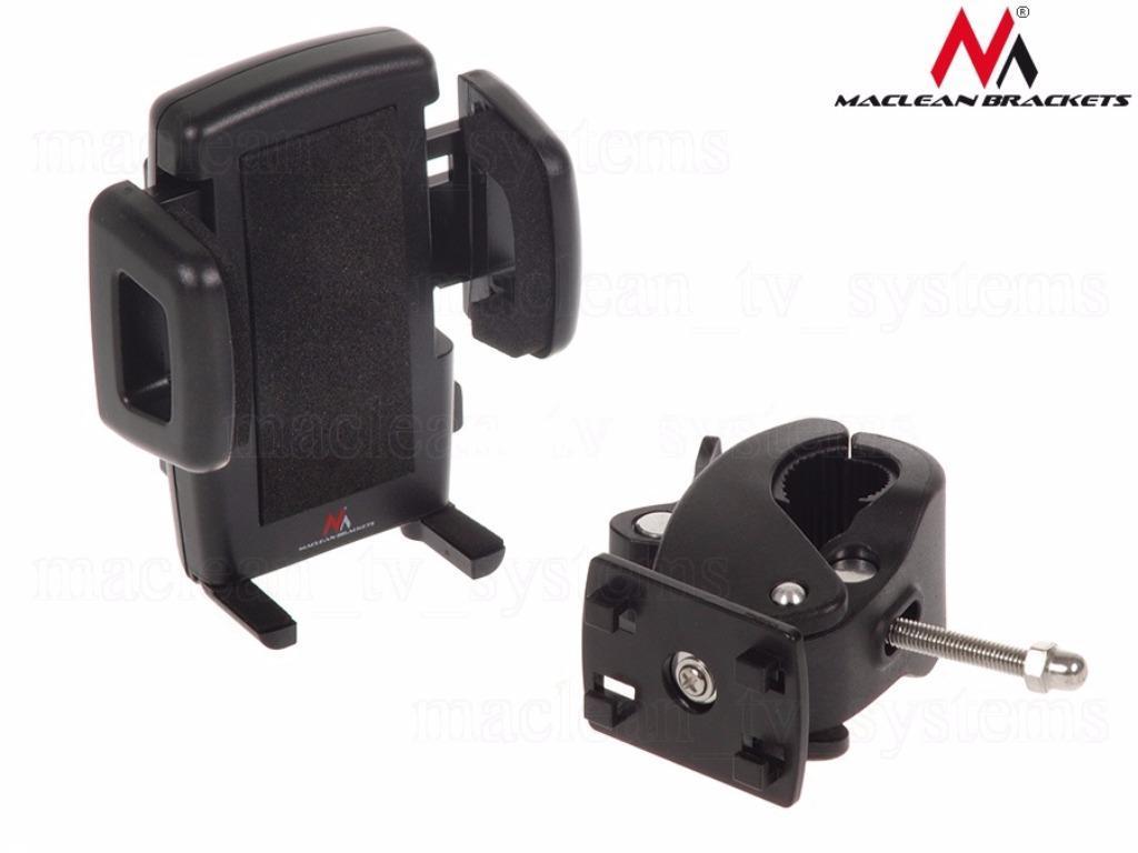 Maclean MC-684 Universal Bike Mobile Phone Smartphone Holder - Handlebar Mount - Full Rotation