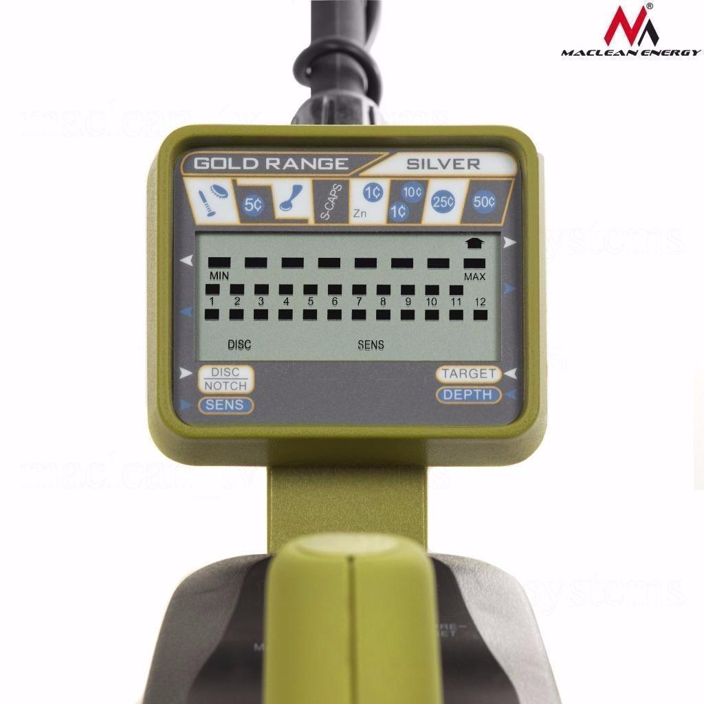 Maclean MCE972 Professional Metal Detector with Discriminator, Advanced technology, Incredibly precise, Vast range of adjustable configurations