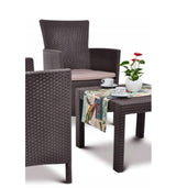 Keter Rosario 216939 Balcony Furniture Set Brown Color Rattan Imitation