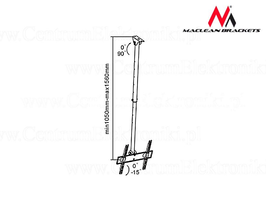 Maclean MC-631 Wall Bracket, Universal Ceiling Bracket Maclean MC-541, LCD LED Plasma 32 "- 55" up to 50kg