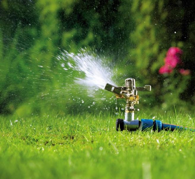 Cellfast Ideal Line Professional Metal Water Sprinkler Garden Grass Pulsating