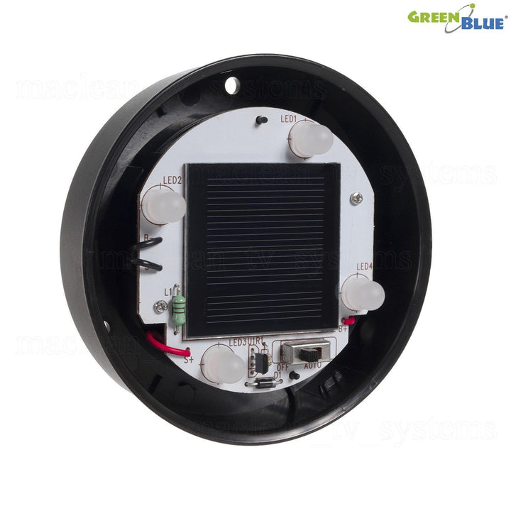 GreenBlue GB122 Garden Solar Lamp Ball LED Battery Light Patio Balcony S M L XL White / Multicolour