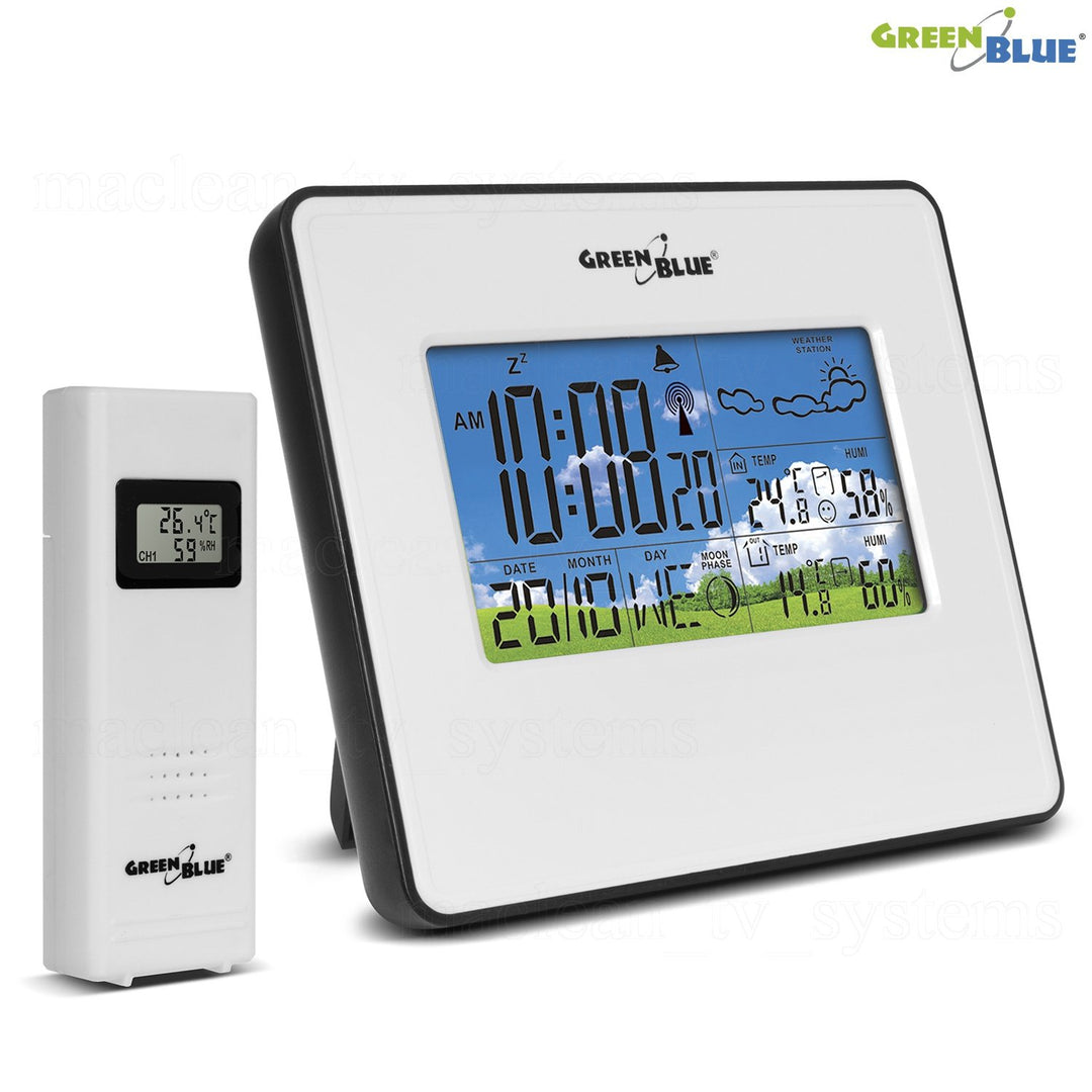 GreenBlue GB146W Wireless Weather Station With External Sensor