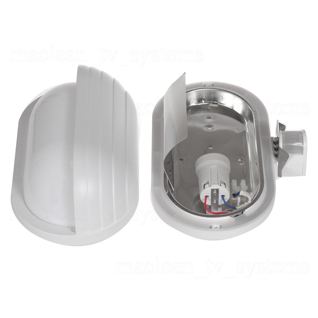 Maclean MCE 33 Wall Lampa Luminaire le Motion Braiteoir max. 60W Allamuigh Laistigh gan Foinse Solais ó Dhubh go dtí an Dawn Facade Slándáil Iontrála Gairdín