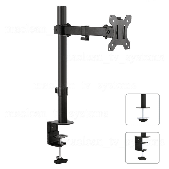 Maclean MC 752 Monitor Bracket Desk Mount Holder Table Mounting Arm VESA 13'' - 32" 8kg