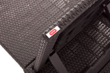 Keter Daytona Reclining Sun Lounger with Cushion - Dark Brown - Rattan Style - Elegant and Durable