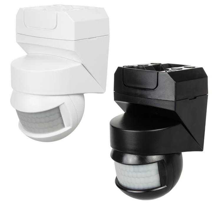 Maclean Energy MCE295 Twilight Motion Sensor 180 ° + 360 ° 2000W to be Mounted on Wall, Ceiling, Corners, Universal