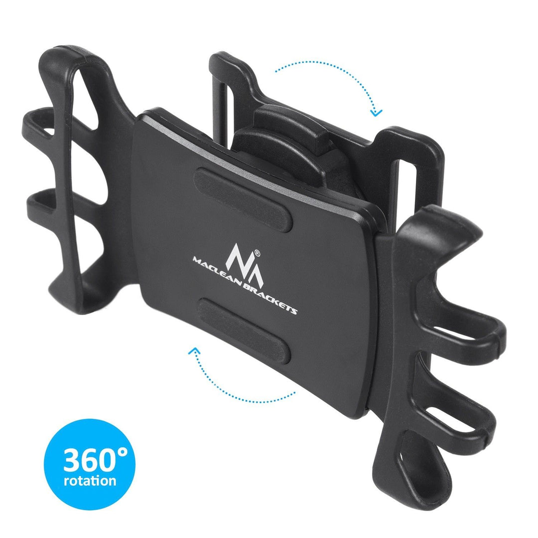 Maclean MC-786 Universal Phone Armband Holder for Sports, Rotating, for 4-6" Mobile Phones, Solid