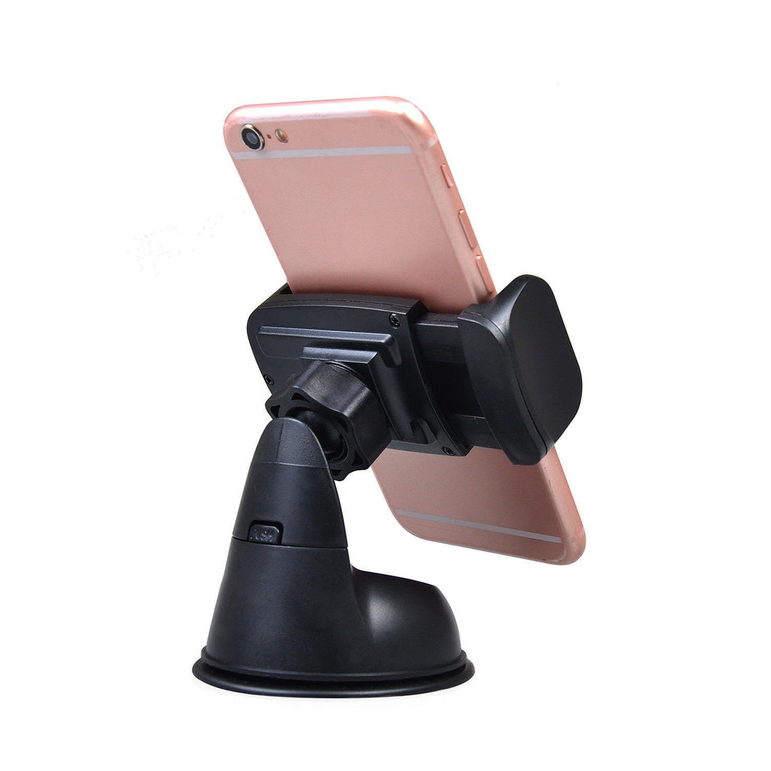 Maclean MC-737 Universal Car Phone Holder Smartphone Bracket Rotatable Suction Cup 3.5" -  6"