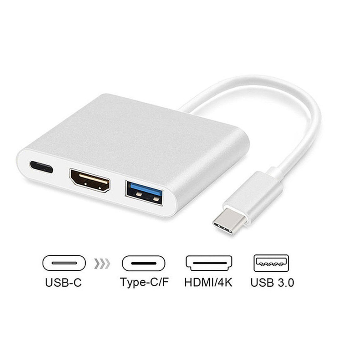 Maclean MCTV-840 USB-C - HDMI / USB 3.0 / Mol Adapter USB-C