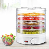 GreenBlue GB190 Food Dehydrator Fruit Vegetable 250W- 5 Trays - 35 to 70°C Temperature Control Adjustable